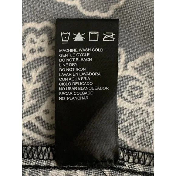 Perceptions Floral Print Sleeveless Stretch A-Line Dress Size Petite Medium - Picture 10 of 10